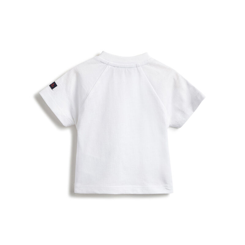 Boys White Printed Short Sleeve T-Shirt image number 1